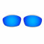 Hkuco Mens Replacement Lenses For Oakley Straight Jacket (2007) Red/Blue/Titanium Sunglasses